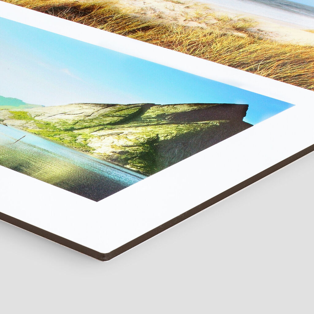 A beautiful wall image of a landscape featuring mountains and a clear stream.