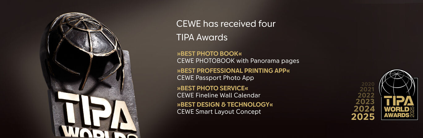 CEWE received four TIPA awards.
