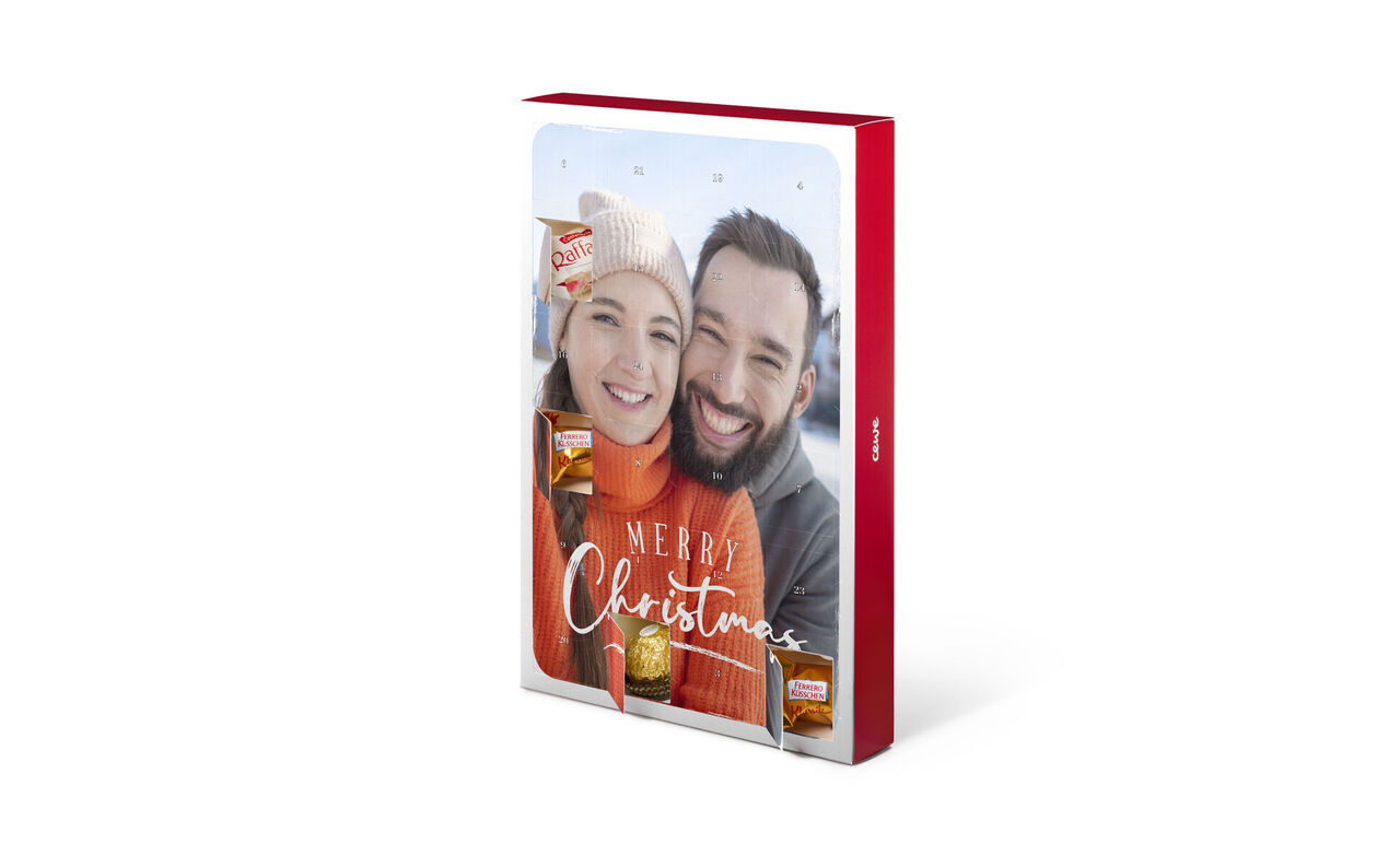 CEWE photo book with festive cover and loving design