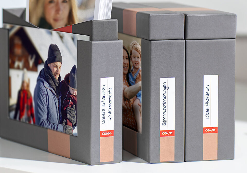 Three stylish boxes for our favorite moments on a table