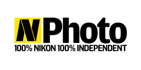 Logo of NPhoto in yellow and black color scheme