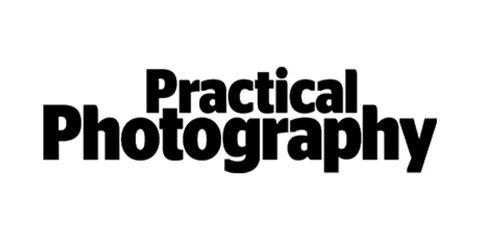 The lettering of 'Practical Photography' in bold black font on a white background