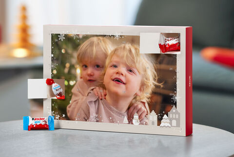 Wonderful image of a photo book with craftsmanship and chocolate pieces.