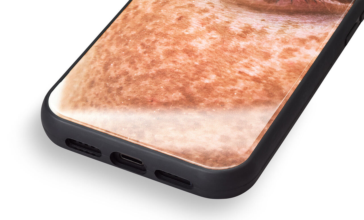 Close-up of a phone background with velvet texture.
