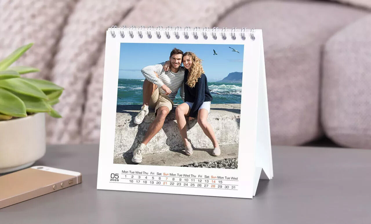 Square Desk Calendar