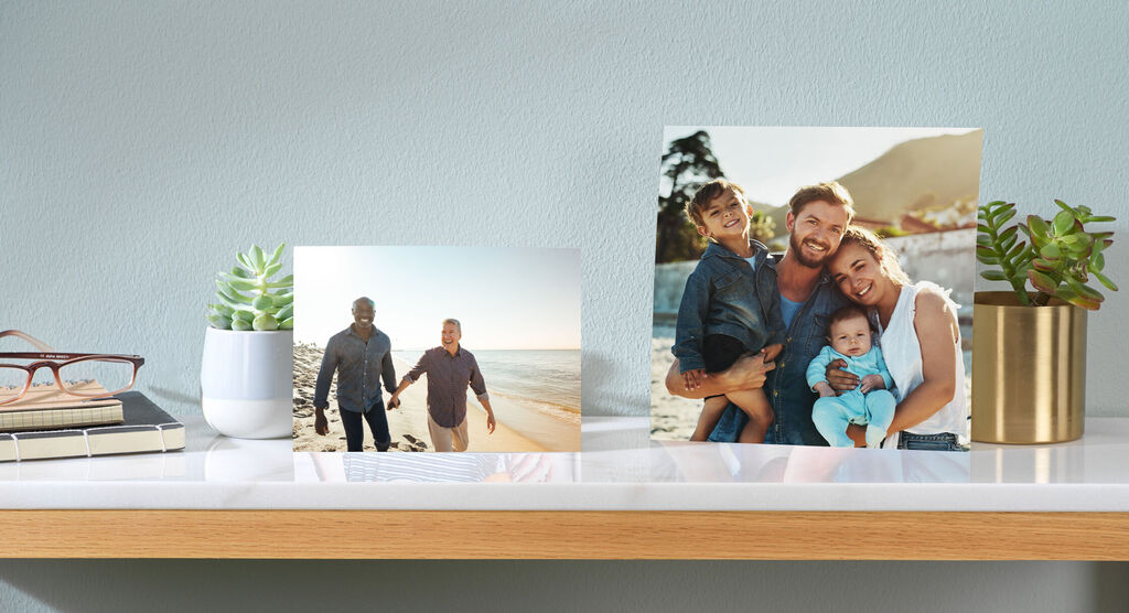 Family with two children and a baby, happy and connected at the beach.