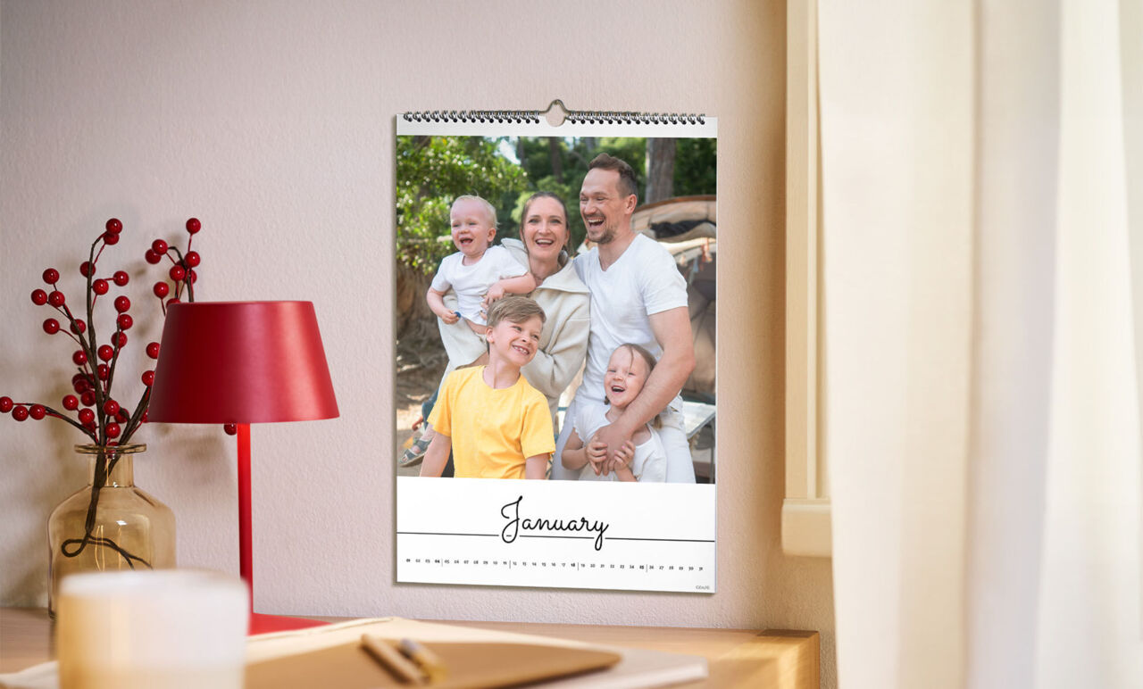 A4 Wall Calendar