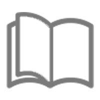 Symbol of an open book representing memories and stories.