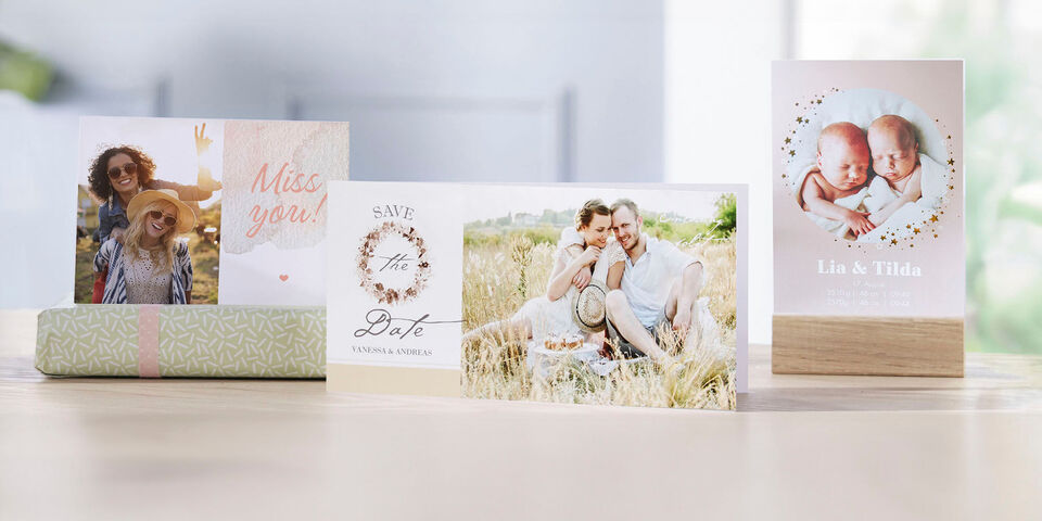 Sustainable cewe photobook on a blanket