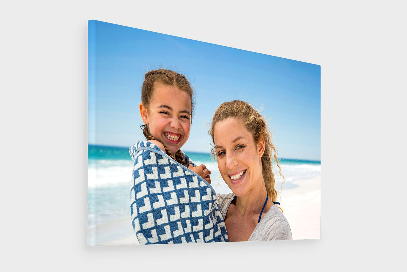 Two women enjoy a sunny day at the beach